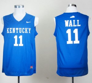 Maillot De Basket NCAA Nike Kentucky Wildcats John Wall 11 Royal Bleu College Basketball Bleu